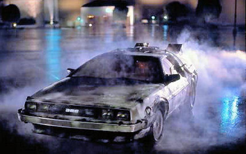 la Delorean modifiée de Retour vers le Futur