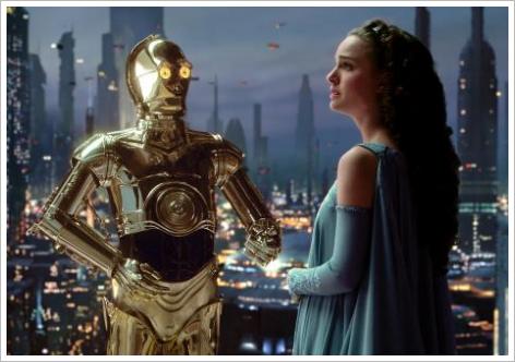 C3PO & Natalie Portman
